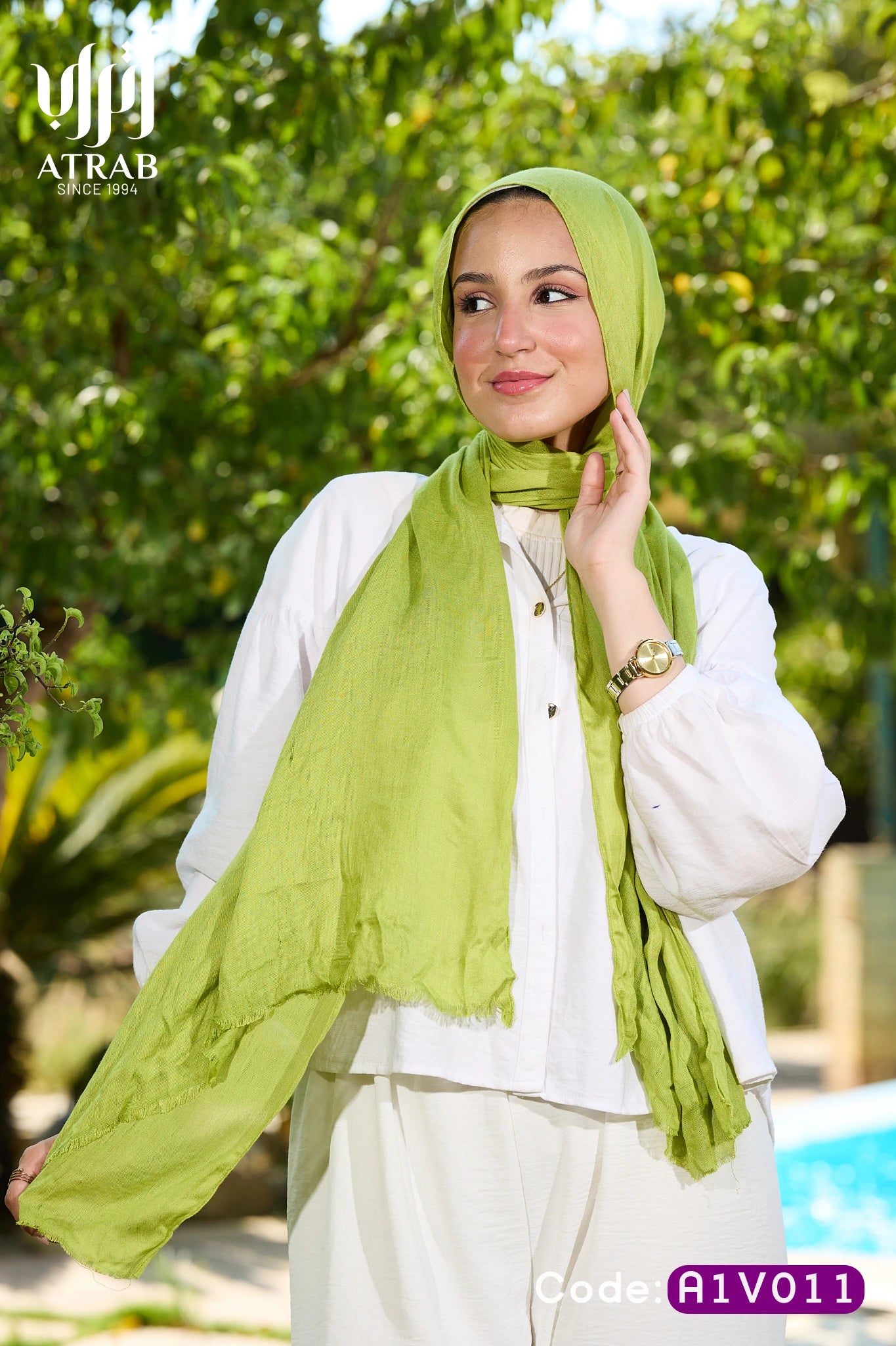 Lime scarf