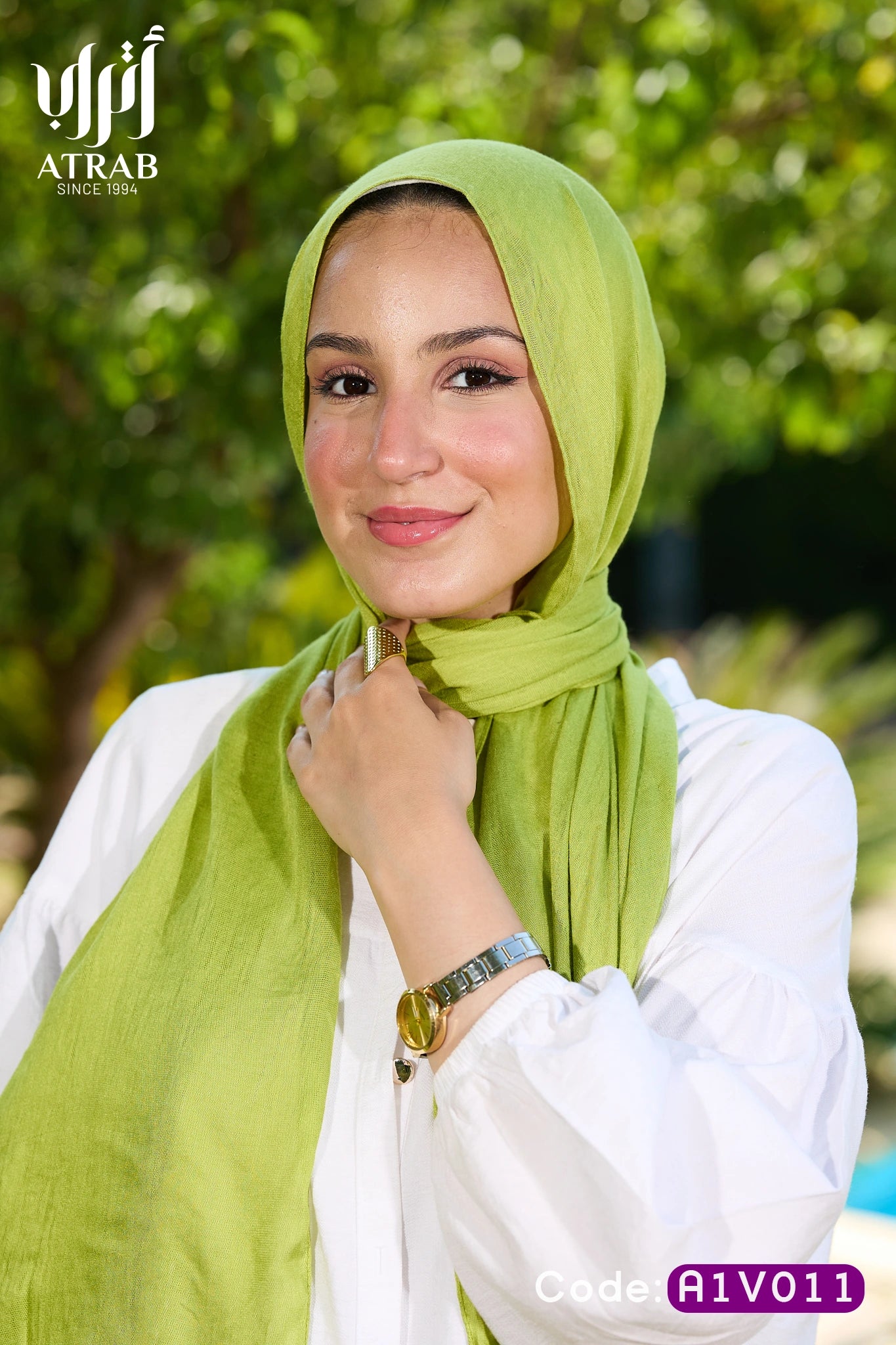 Lime scarf